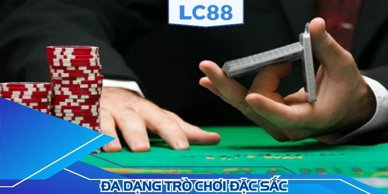 Vô số trò chơi được yêu thích tại sảnh game bài